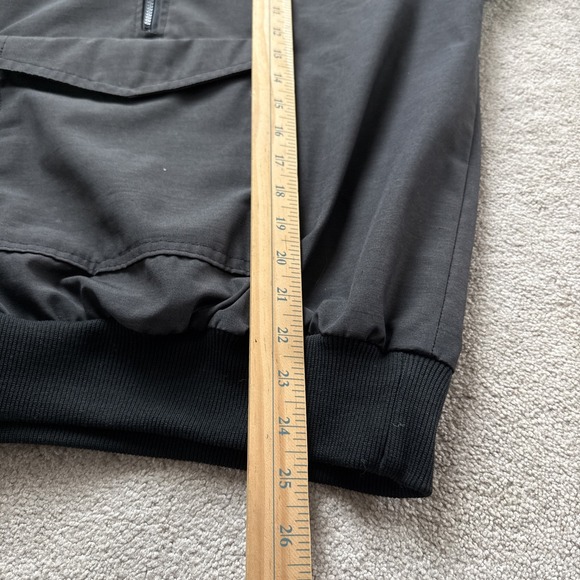 Vintage Mother Karen's Jacket Men M Powdershirt Green Black Front Pocket 1/2 Zip - Picture 6 of 10